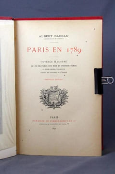 Paris en 1789.. BABEAU Albert: