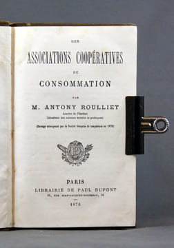 Des associations coopératives de consommation.. ROULLIET Antony: