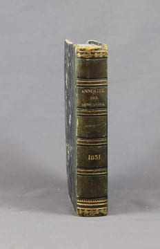 Annuaire pour l’an 1851, publié par le bureau des longitudes. Augmenté de notices scientifiques.. ARAGO M: