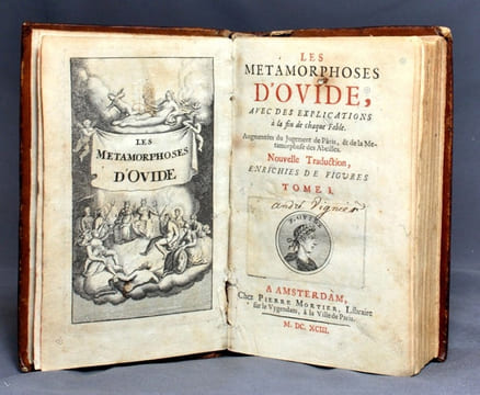Les métamorphose d’Ovide, avec des explications à la fin de chaque fable. Augmentées du Jugement de Pâris, & de la Métamorphose des Abeilles.. OVIDE: