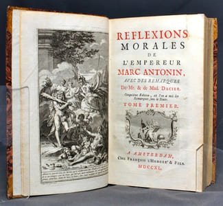 Réflexions morales de l’empereur Marc Antonin.