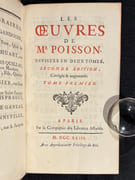 Les oeuvres de Mr Poisson. Divisée en deux volumes. par POISSON Mr: - Image 2