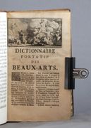 Dictionnaire portatif des beaux-arts, ou Abrégé de ce qui concerne l’Architecture, la Sculpture, la peinture, la Gravure, la Poésie & la Musique. par LACOMBE M: - Image 2