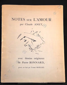 Notes sur l’amour.
