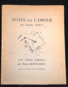 Notes sur l’amour.