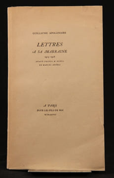 Lettres à sa marraine. 1915-1918.. APOLLINAIRE Guillaume; ADEMA Marcel (avant-propos et comm.):