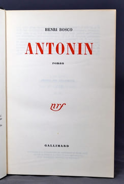 Antonin.. BOSCO Henri: