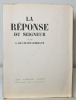 La réponse du seigneur.. CHATEAUBRIAND A. de: