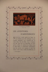 Les aventures d’Aristonoüs.