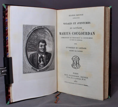 Voyages et aventures du Capitaine Marius Cougourdan commandant le trois-mâts La Bonne-Mère du port de Marseille.. MOUTON Eugène: