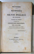 Mes prisons. Mémoires de Silvio Pellico de Saluces. par PELLICO Silvio; LATOUR A. de (intro. et trad.): - Image 3