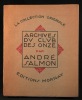 Archives du club des onze.. SALMON André: