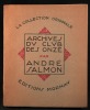 Archives du club des onze.. SALMON André: