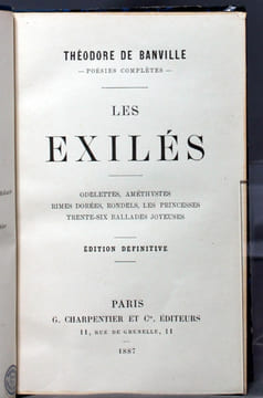 Les exilés. Odelettes, Améthystes, rimes dorées, rondels, les princesses, trente-six ballades joyeuses.. BANVILLE Théodore de: