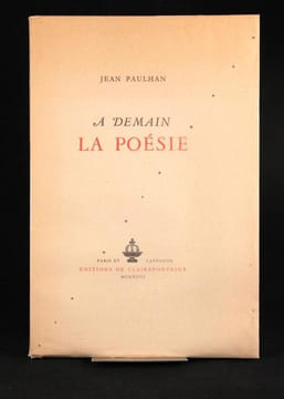 A demain. La poésie.. PAULHAN Jean: