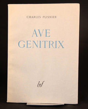 Ave Genitrix.. PLISNIER Charles: