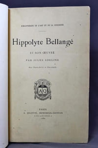 Hippolyte Bellangé et son oeuvre.