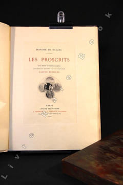 Les Proscrits.. BALZAC Honoré de:
