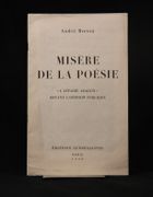 Misère de la poésie. «L’affaire Aragon» dans l’opinion publique. par BRETON André: