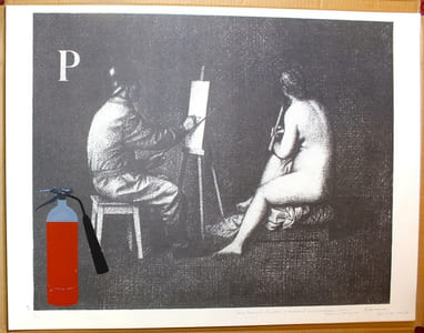 Le pompier, ses oeuvres et ses pompes.