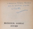 Monsieur Godeau intime.. JOUHANDEAU Marcel:
