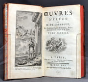 Oeuvres mêlées de littérature de M. de Lafargue. Des Académies Royales des Sciences, Belle-Lettres & Arts de Caen & de Lyon. par LA FARGUE Etienne de: - Image 2