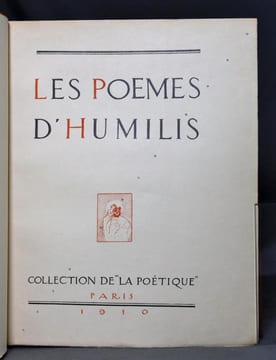 Les poèmes d’Humilis.. NOUVEAU Germain: