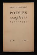 Poésies complètes 1917 - 1937 (Aquarium (1917), Rose des vents (1920), Westwego (1917-1922), Georgia (1926), Epitaphes, Chansons (1921-1937), Bulles billes boules (1920-1930), Etapes de l’enfer (1932-1934), Sang joie tempête (1934-1937). par SOUPAULT Philippe: - Image 1