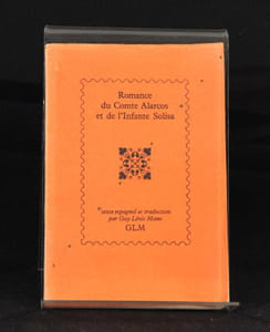 Romance du Comte Alarcos et de l'Infante Solisa.