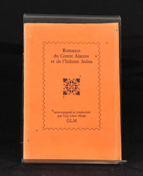 Romance du Comte Alarcos et de l'Infante Solisa.. Anonyme: