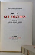 Physiologie du goût ou méditations de gastronomie transcendante. Ouvrage théorique, historique et à l'ordre du jour aux gastronomes parisiens I & II, suivis de Variétés gourmandes par Grimod de la Reynière suivies du Traité des excitants modernes par BALZAC. par BRILLAT-SAVARIN / GRIMOD DE LA REYNIERE /BALZAC Honoré de: - Image 4