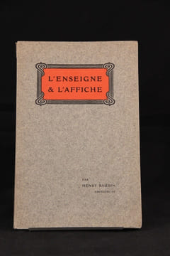 L'enseigne & l'affiche.. BAUDIN Henry: