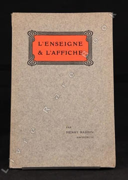 L'enseigne & l'affiche.. BAUDIN Henry: