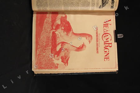 Vie à la campagne. 6 n° exceptionnels: 15/2/1929, vol. LV: Le clapier de rapport, 64p. ; 15/4/1929, vol LVI: Les palmipèdes qui paient, 60p. , 15/6/1929, vol. LVII: Le parfait fleuriste, 62p. ; 15/8/1929, vol. LVIII: Maisons de plaisance, habitations professionnelles, 62p. ; 15/10/1929, vol. LVIX: Porcheries de rapport, 58p. ; 15/12/1929, vol. LX: Maisons et meubles flamands, 58p.