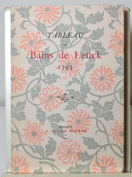 Tableau des Bains de Leük 1795.. Anonyme: