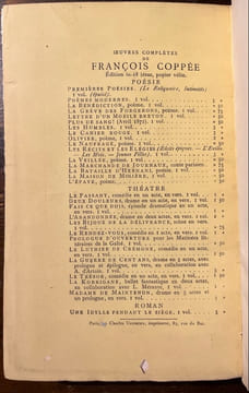 Contes en vers et poésies diverses.. COPPEE François: