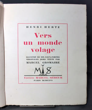 Vers un monde volage.. HERTZ Henri: