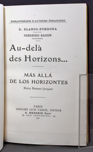 Au-delà des horizons... / Más allá de los horizontes. Petits poèmes lyriques.