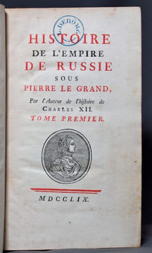 Histoire de l'Empire de Russie sous Pierre le Grand, par l'auteur de l'histoire de Charles XII.. [VOLTAIRE François Marie Arouet]:
