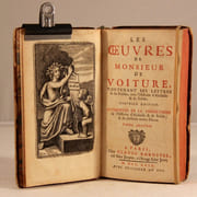 Les œuvres de Monsieur de Voiture contenant ses lettres & ses poésies, avec l'histoire d'Alcidalis & de Zélide. Nouvelle édition augmentée de la conclusion de l'histoire d'Alcidalis & de Zélide, & de plusieurs autres pièces. par VOITURE [Vincent] Monsieur de: - Image 2