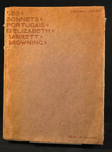 Les sonnets portugais d'Elizabeth Barrett Browning traduits en sonnets français.