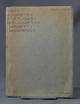 Les sonnets portugais d'Elizabeth Barrett Browning traduits en sonnets français.. BARRETT BROWNING Elizabeth; HENRY Fernand (notes):