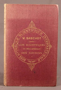 Lois scientifiques du développement des nations dans leurs rapports avec les principes de la sélection naturelle et de l'hérédité.