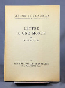 Lettre à une morte.