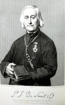 Voyages aux montagnes rocheuses chez les tribus indiennes du vaste territoire de l'Orégon dépendant des États-Unis d'Amérique.. SMET Pierre Jean de: