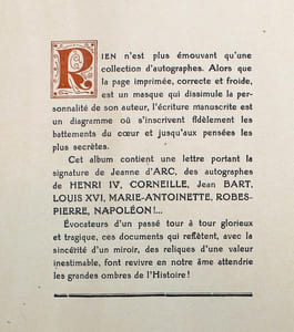 Quelques reliques émouvantes du passé. Quelques reliques émouvantes de l'histoire de France.