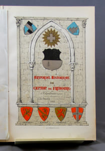 Armorial du canton de Fribourg.