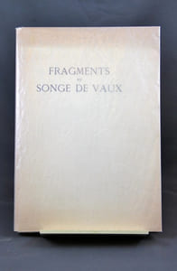 Fragments du songe de Vaux. Avec un tableau final de Pierre-Louis Matthey.