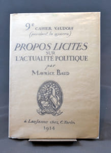 Propos licites sur l'actualité politique notamment sur la fixation d'un principe d'union confédérale et sur les motifs d'une action décentralisatrice.