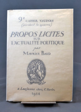 Propos licites sur l'actualité politique notamment sur la fixation d'un principe d'union confédérale et sur les motifs d'une action ...